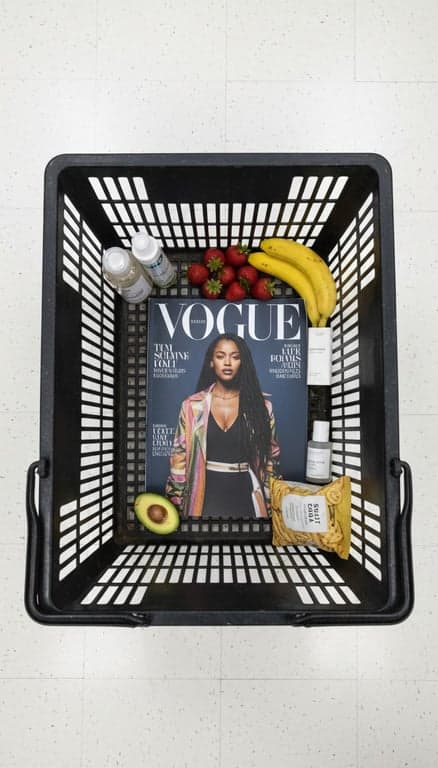 Vogue, But Make It Groceries