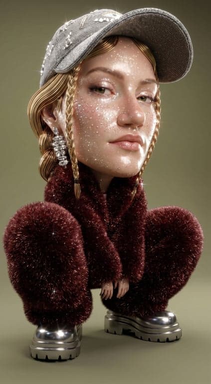 Crystal Fashion Figurine