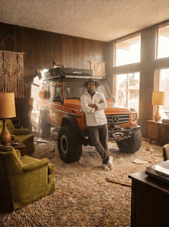 A Car In Your 70's Living Room