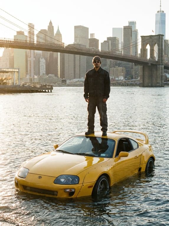 Sinking Car Portrait