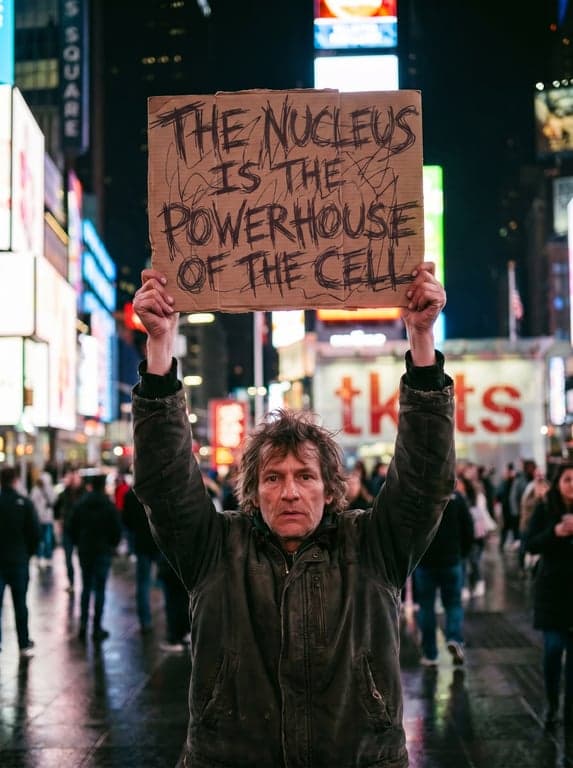 Guy With Sign