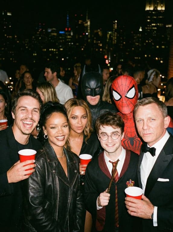 Night Out With Famous Actors + Characters